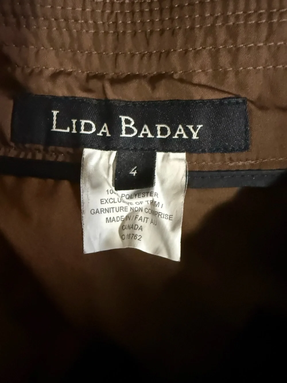 Lisa Baday Elegant A-Line Midi Skirt in Rich Chocolate Brown